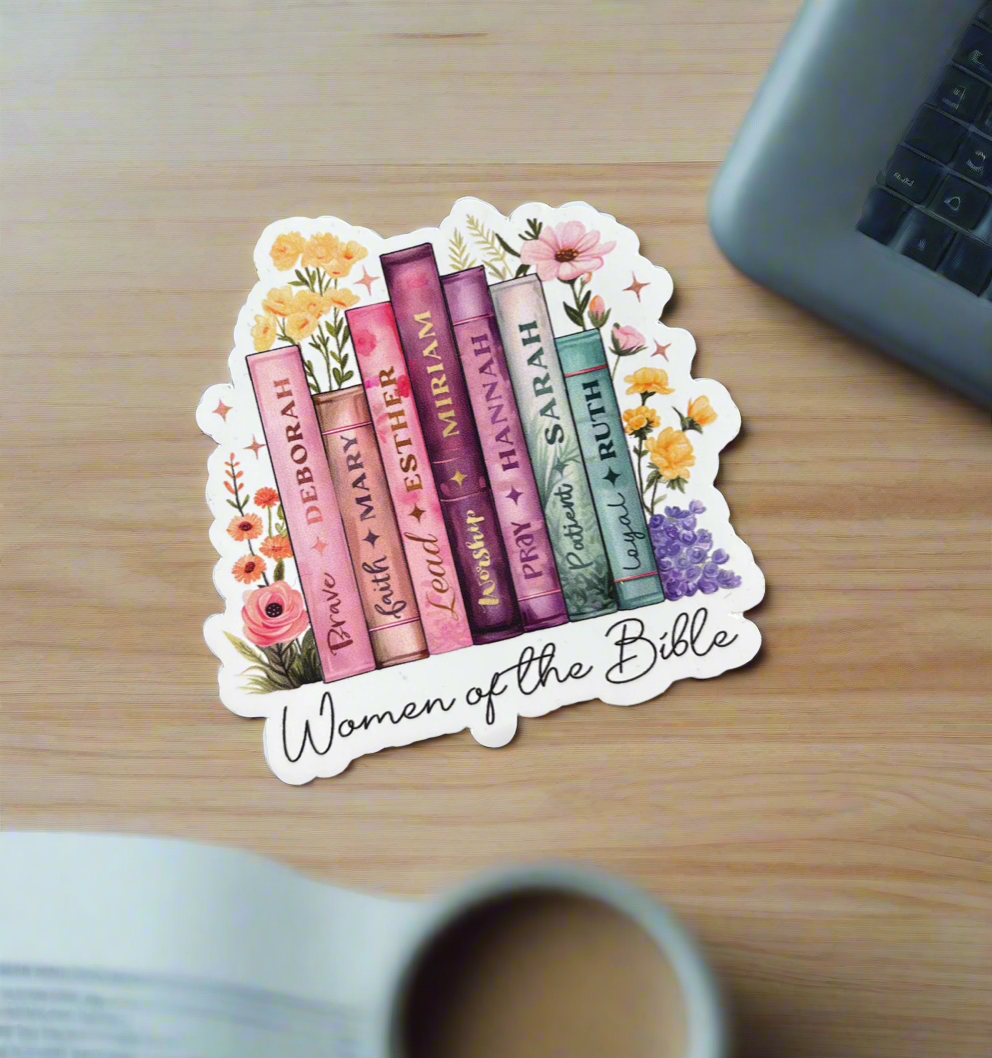 Women of the Bible Vinyl Sticker- Dishwasher Safe| Waterproof