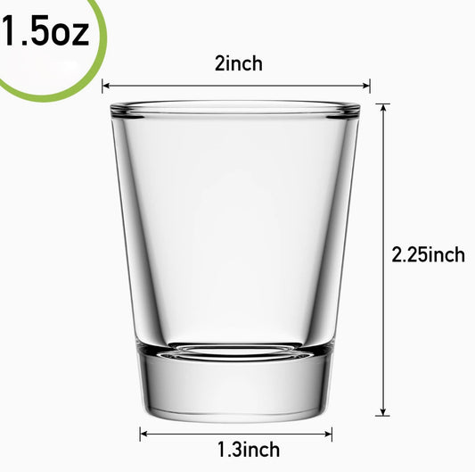 Grouchy Monster Shot Glass- 1.5oz Clear & Frosted
