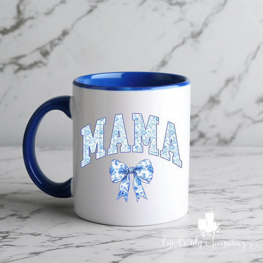 Chinoiserie Floral Custom Mug - Mother's Day | Mama | Grandma | Auntie | Custom Gifts