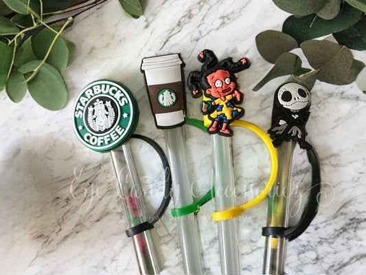 Characters & More Straw Topper Cover for Standard and Stanley Straws