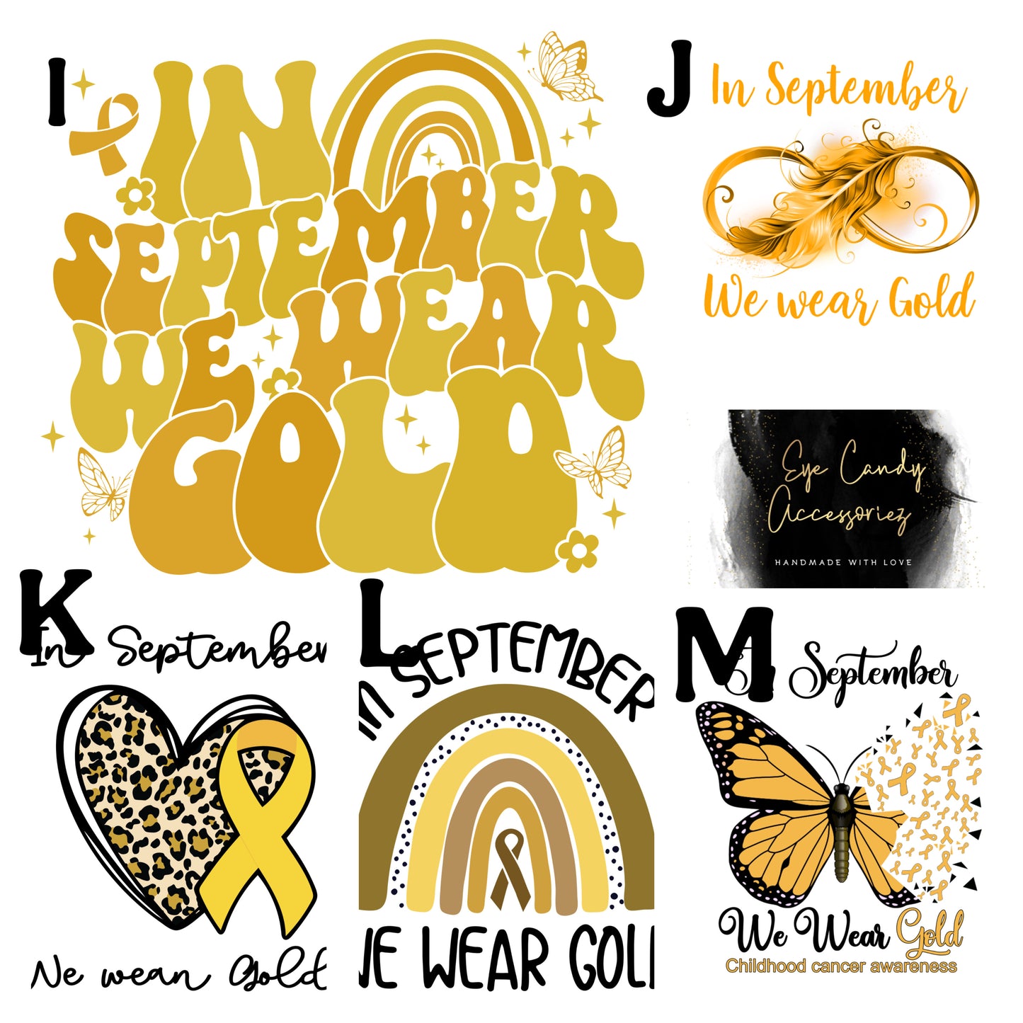 In September We Wear Gold for Childhood Cancer Awareness | Adult T-Shirt | Hoodie | Sweater