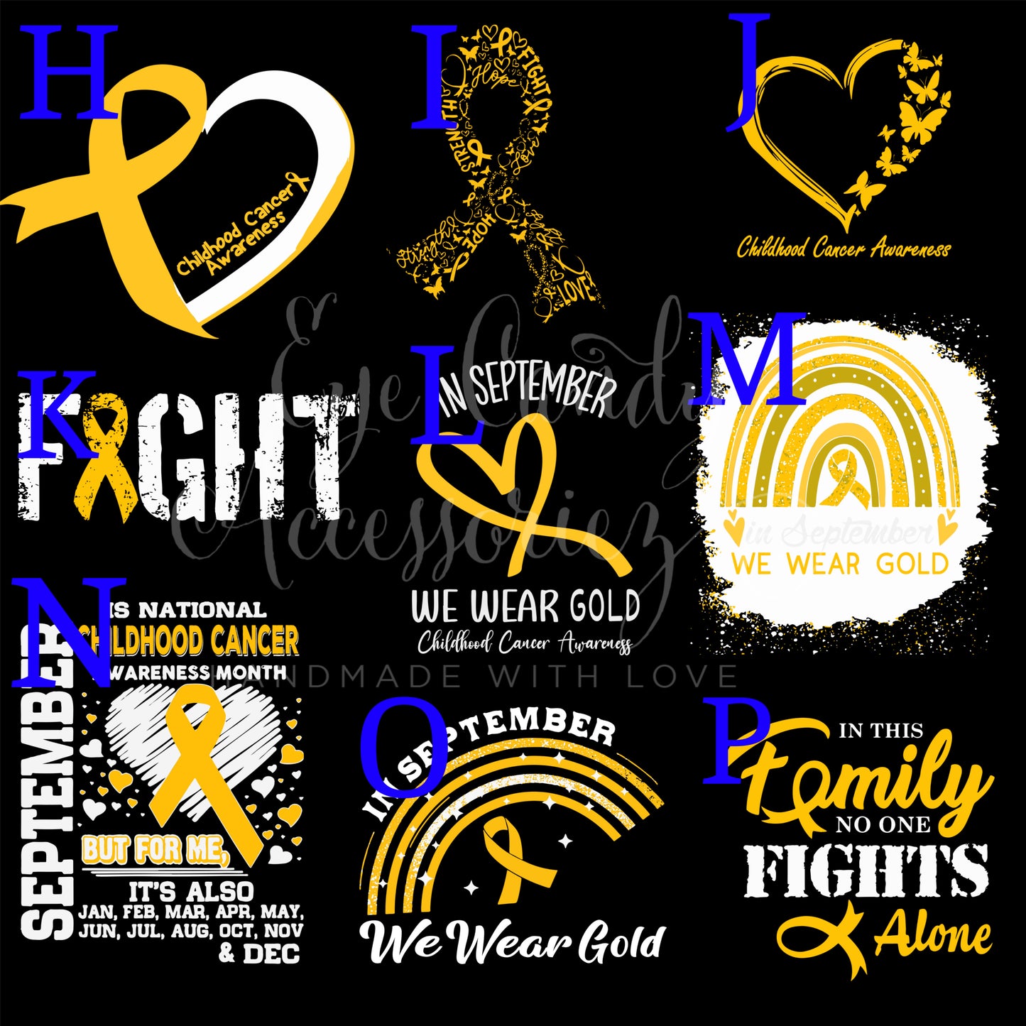 I Wear Gold For My Son | Childhood Cancer Awareness 16oz Glass Can | Frosted | Clear