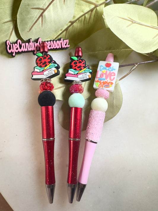Teach, Love, Inspire Beaded Pens