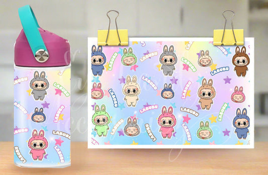 LABUBU MONSTERS 12OZ KIDS TUMBLERS - 2 Designs | Viral Monsters | Kids Water Bottles | Stainless Steel Tumbler