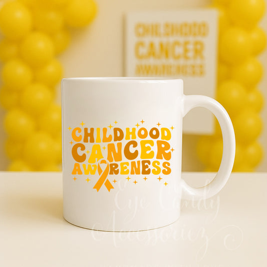 Childhood Cancer Awareness Ceramic Mug