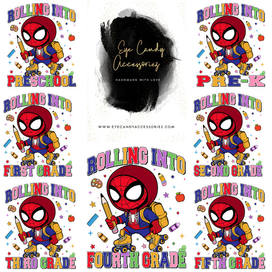 Rolling Into- Back to School Unisex T-Shirt | Toddler & Kids | Pre School - 5