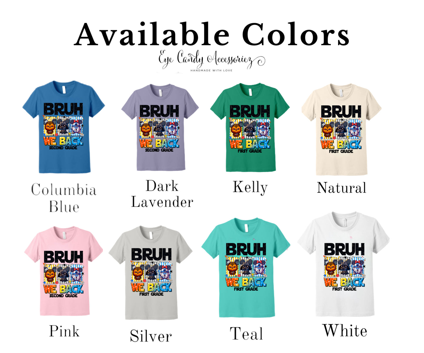 Bruh We Back- Toddler & Kids Unisex T-Shirt | Back to School K-5