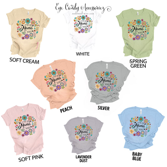 La Mejor Mama Del Mundo Adult T-Shirt | The Best Mom in The World | Mother's Day | Spanish Mother's Day