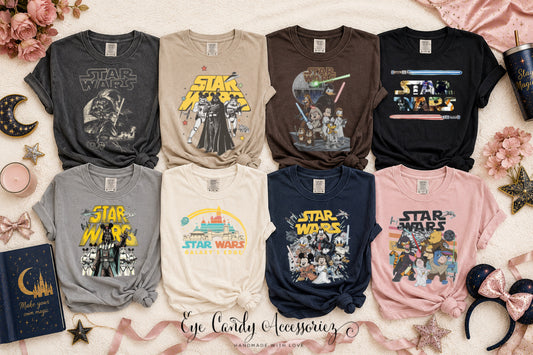Vintage Inspired Galaxy Shirt | Retro Vacation Tee | Comfort Colors Shirt | Family Matching Theme Park Outfit