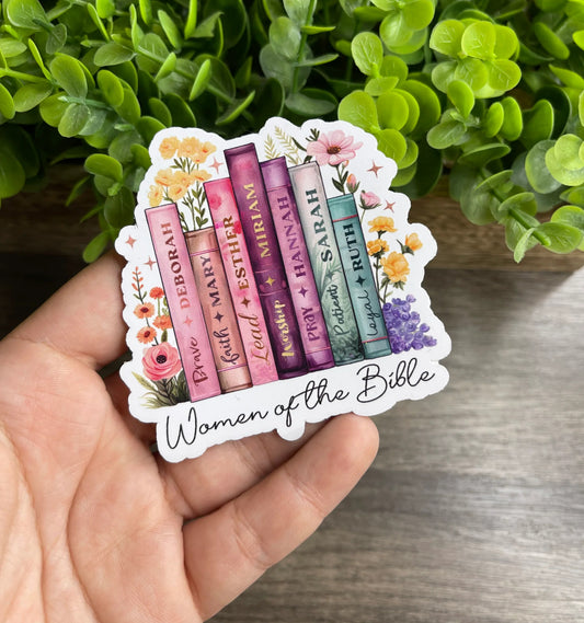 Women of the Bible Vinyl Sticker- Dishwasher Safe| Waterproof