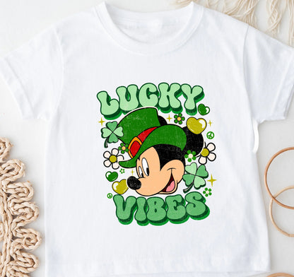 Lucky Vibes -T-Shirt- Toddler and Kids- Unisex