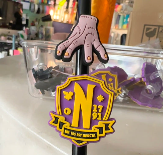 Wednesday Straw Topper