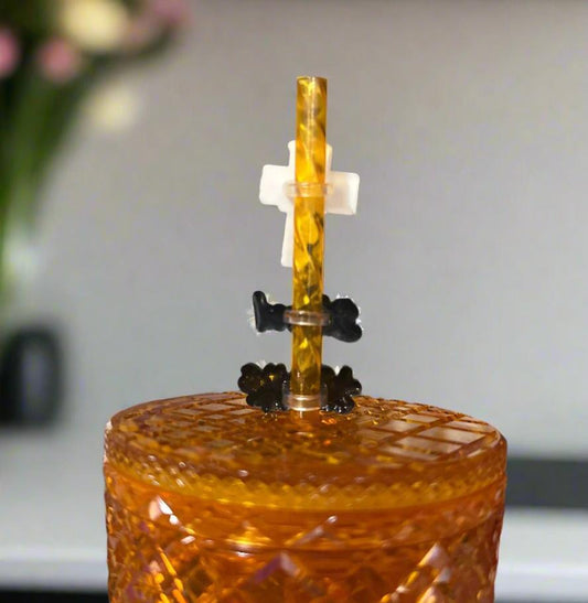 Cubierta de adorno de paja del miércoles