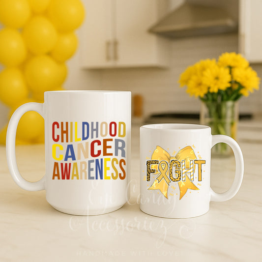 Childhood Cancer Awareness Ceramic Mug