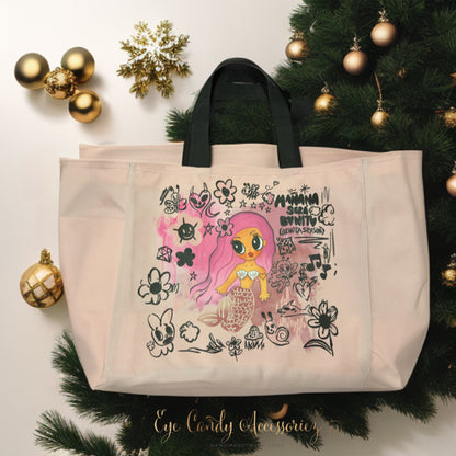MSB Pink Hair Mermaid - Tote Bag