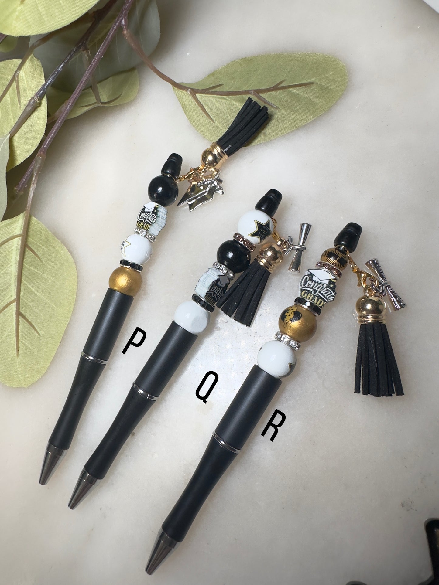 Congrats Grad Beaded Pens