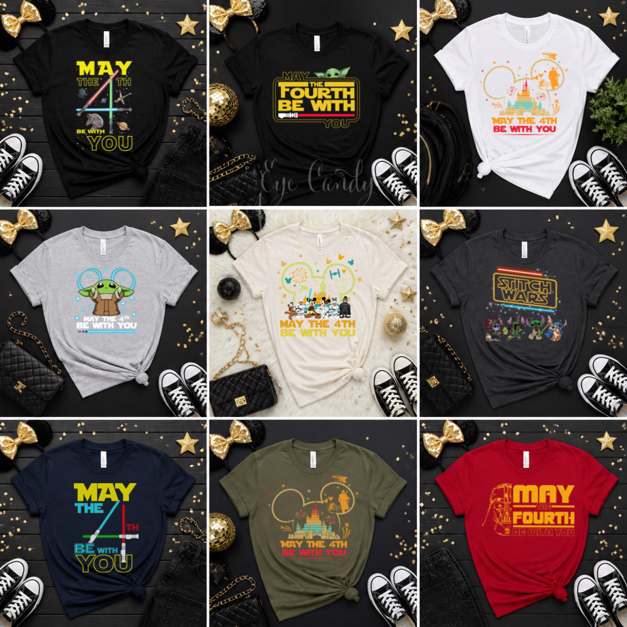 May the 4th T-Shirt| Unisex| Star Wars Inspired | Matching Family Shirts|  Disney Trip| Galaxy Theme Tee|  Mom Dad Kid Apparel