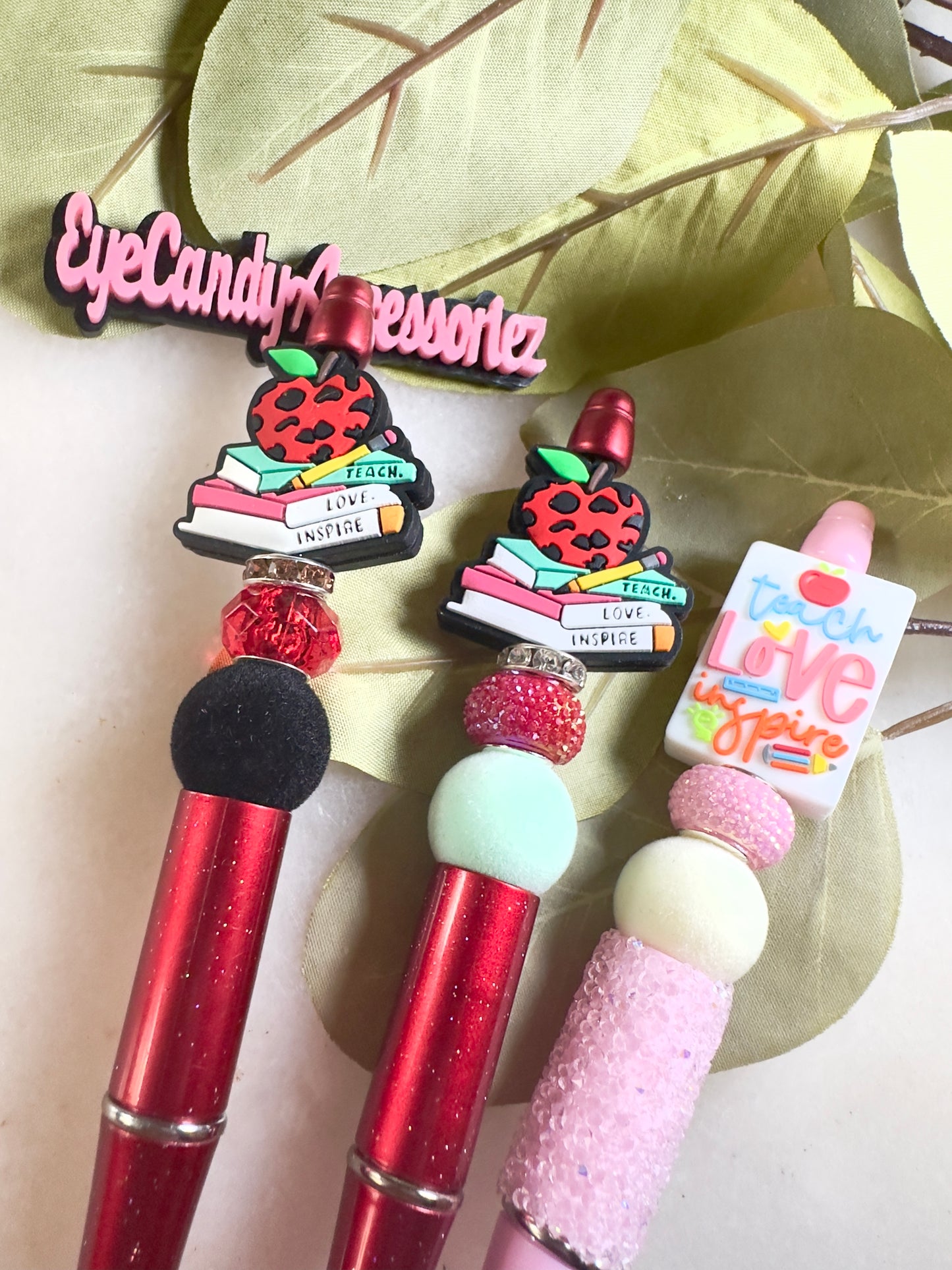 Teach, Love, Inspire Beaded Pens
