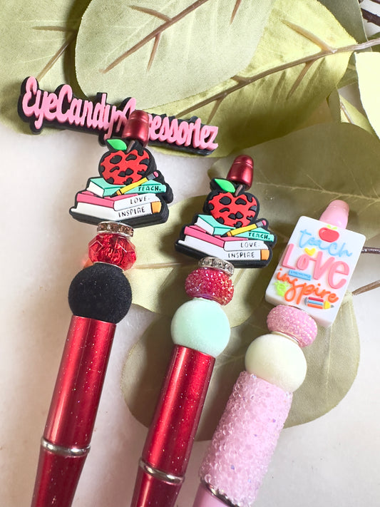 Teach, Love, Inspire Beaded Pens