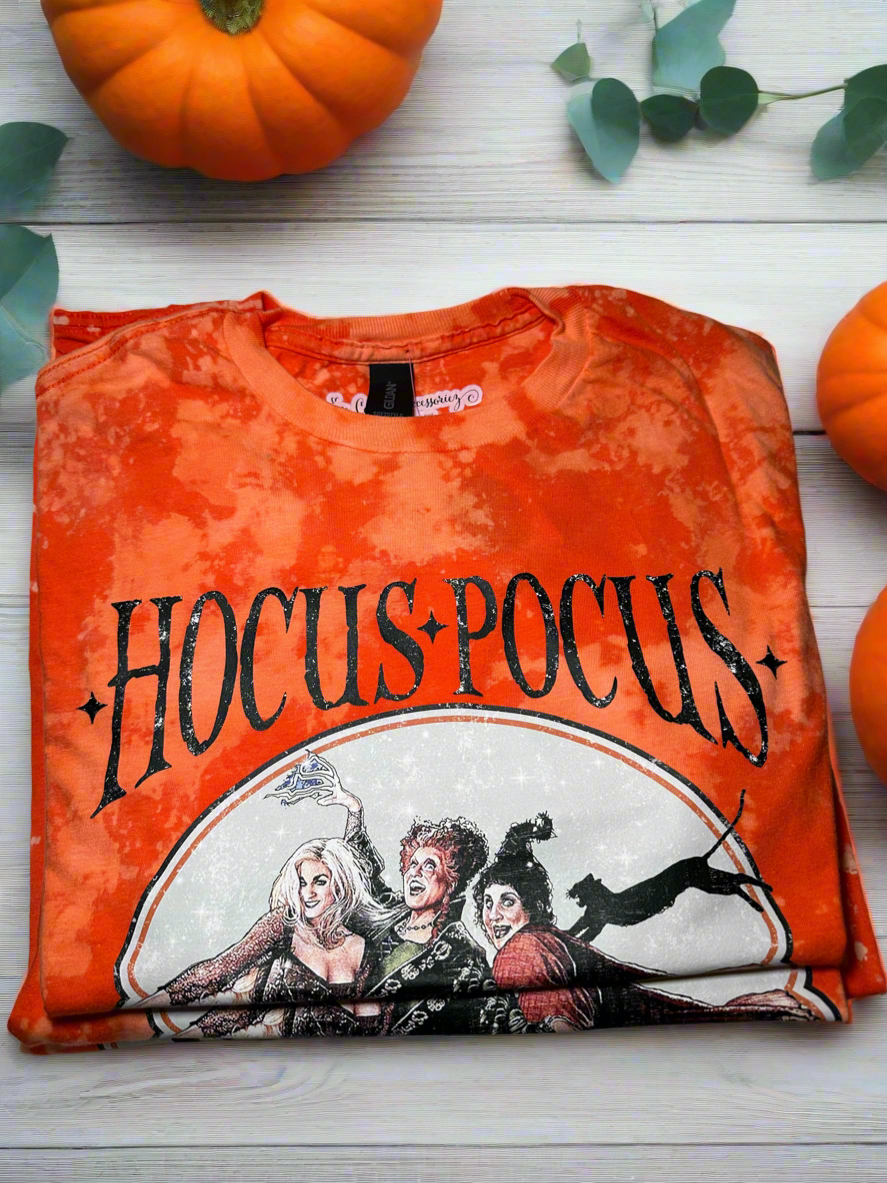 Witches -Orange Bleached - Adult T-Shirt - RTS