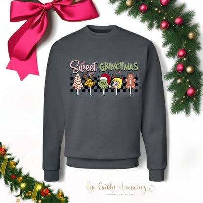 Sweet Grnchmas - Adult & Kids Unisex Sweater/T-Shirt/Hoodie