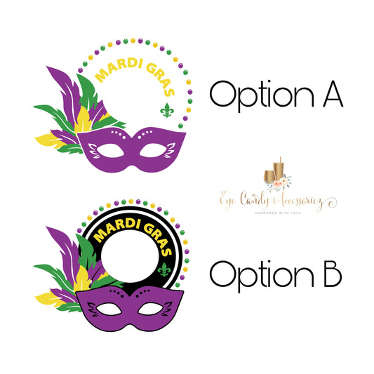 Mardi Gras Reusable 24oz Cold Cup