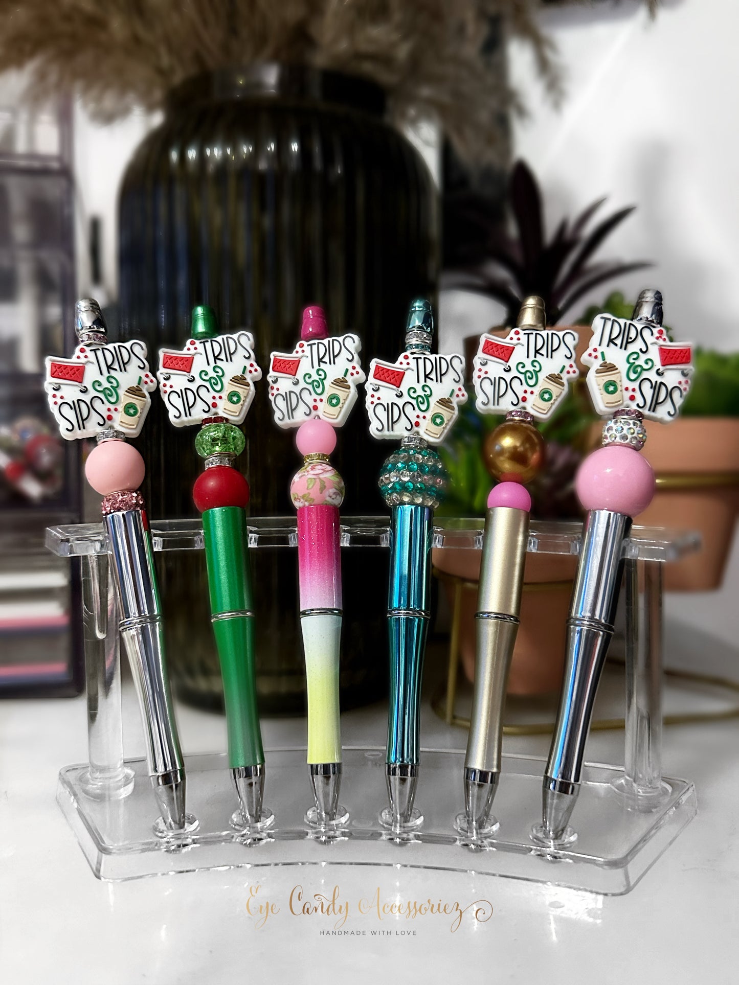 Trips & Sips Beaded Pens