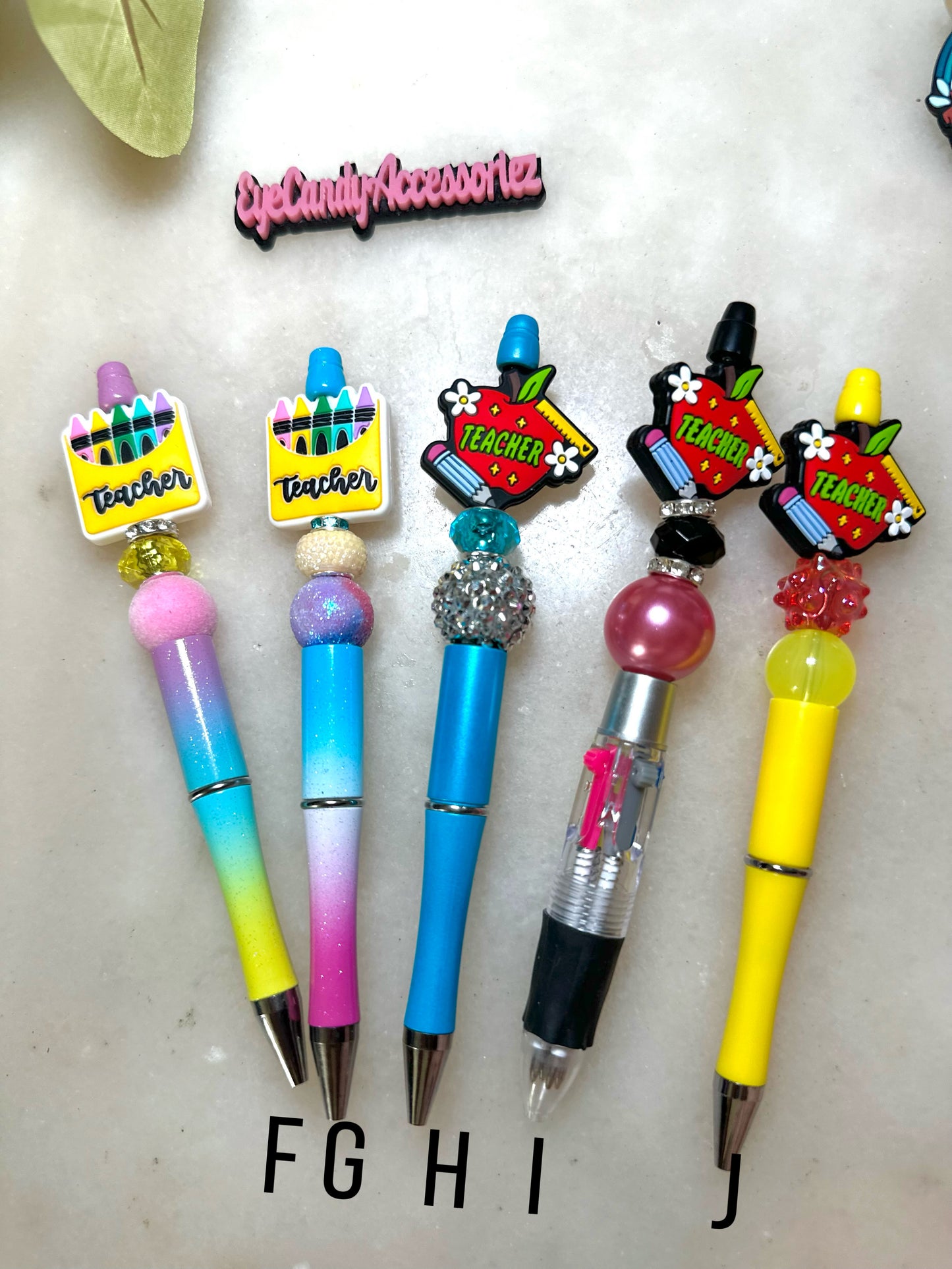 Teacher Beaded Pens