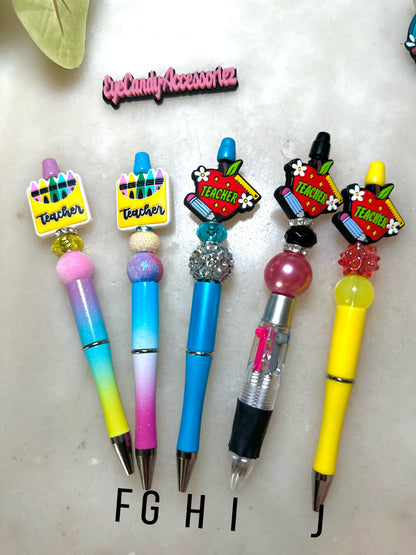 Teacher Beaded Pens