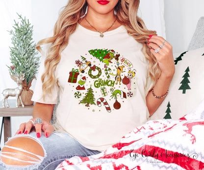 Mr. Steal Christmas Collage- Adult Unisex Sweater/T-Shirt/Hoodie