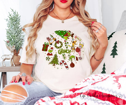 Mr. Steal Christmas Collage- Adult Unisex Sweater/T-Shirt/Hoodie