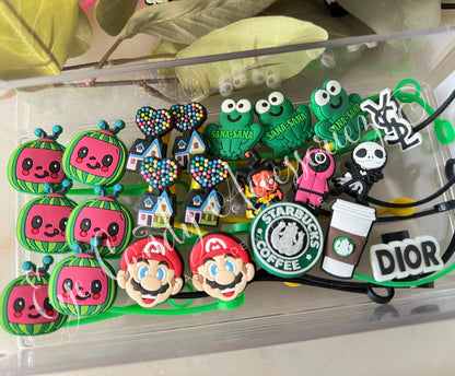 Characters & More Straw Topper Cover for Standard and Stanley Straws