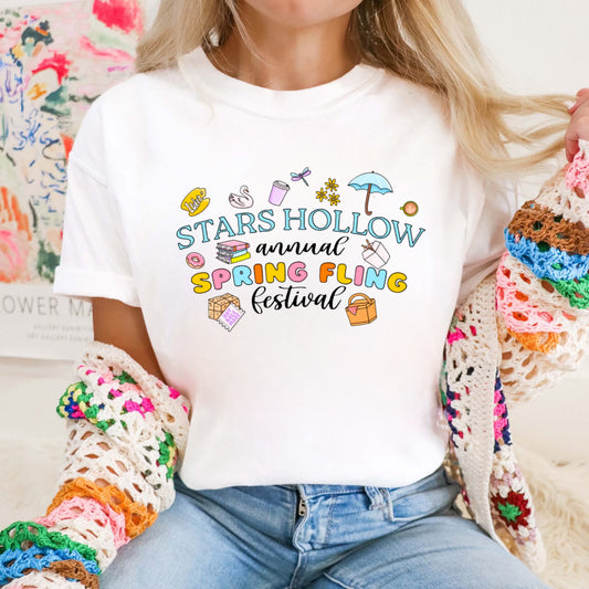 Stars Spring Fling Festival- Adult T-Shirt