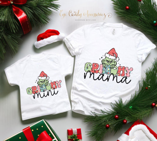 Grnchy Mama & Mini - Adult & Kids Unisex T-Shirt