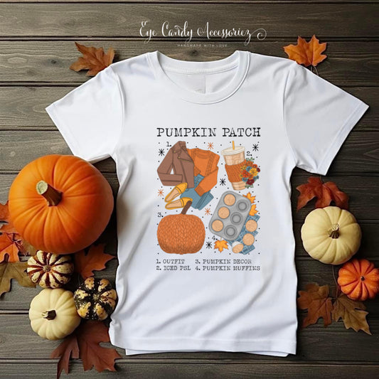 Pumpkin Patch - Adult White Sweater/T-Shirt-