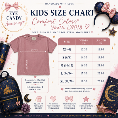 Cartoon Galaxy Shirt | Unisex Kids Adult| Retro Vacation Tee | Comfort Colors Shirt | Family Matching Theme Park Outfit