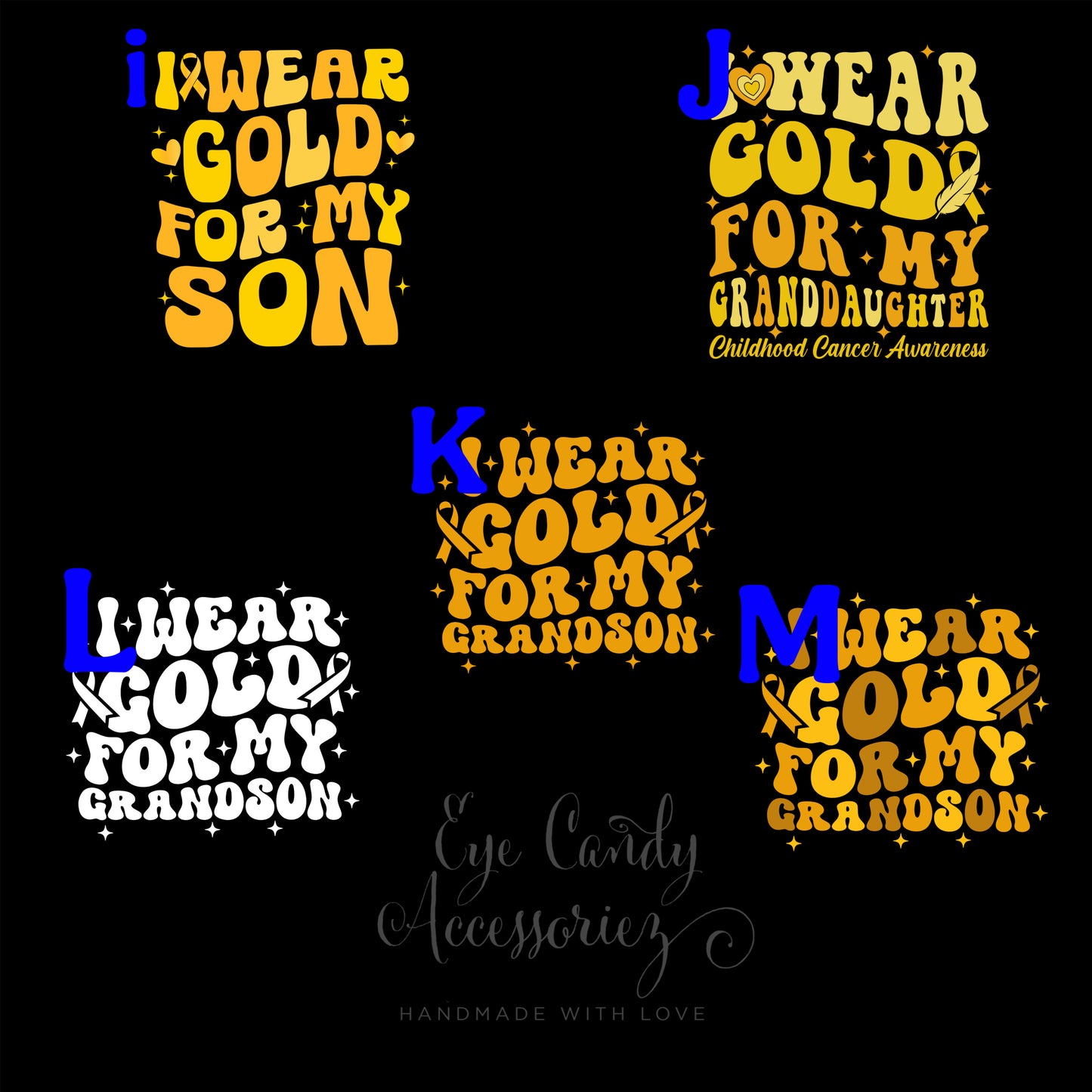 I Wear Gold for My Brother| Sister | Son|  Daughter| Granddaughter| Grandson Unisex Adult T-Shirt | Hoodie | Sweater
