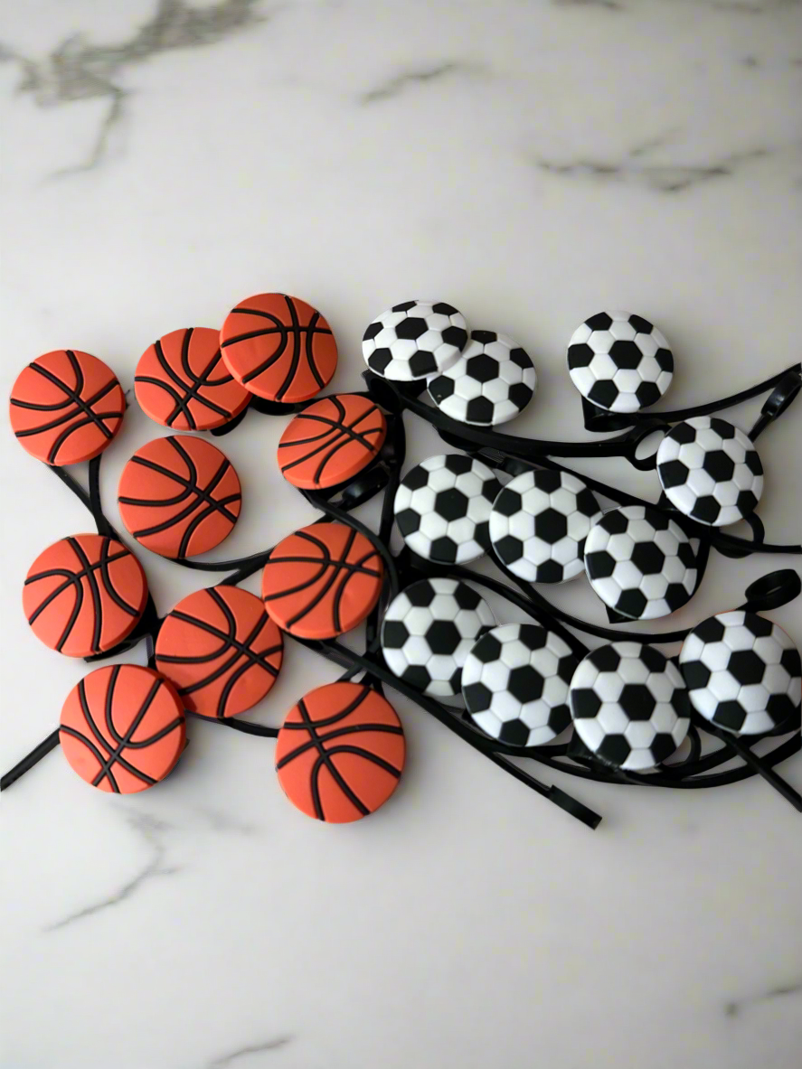 Sports Straw Topper Covers for Standard  & Stanley Straws