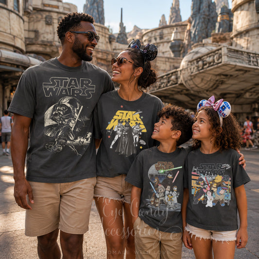Vintage Inspired Galaxy Shirt | Retro Vacation Tee | Comfort Colors Shirt | Family Matching Theme Park Outfit