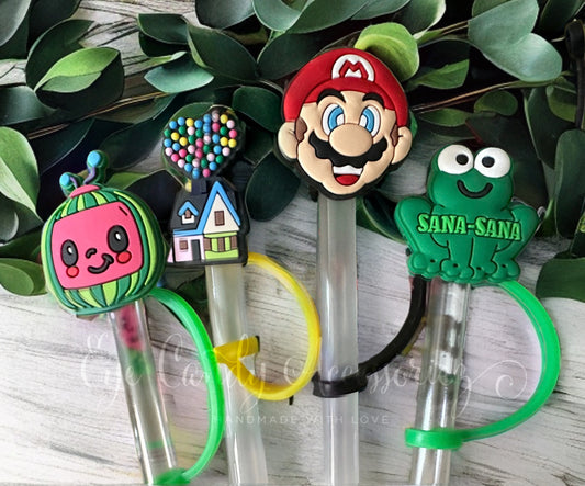 Characters & More Straw Topper Cover for Standard and Stanley Straws