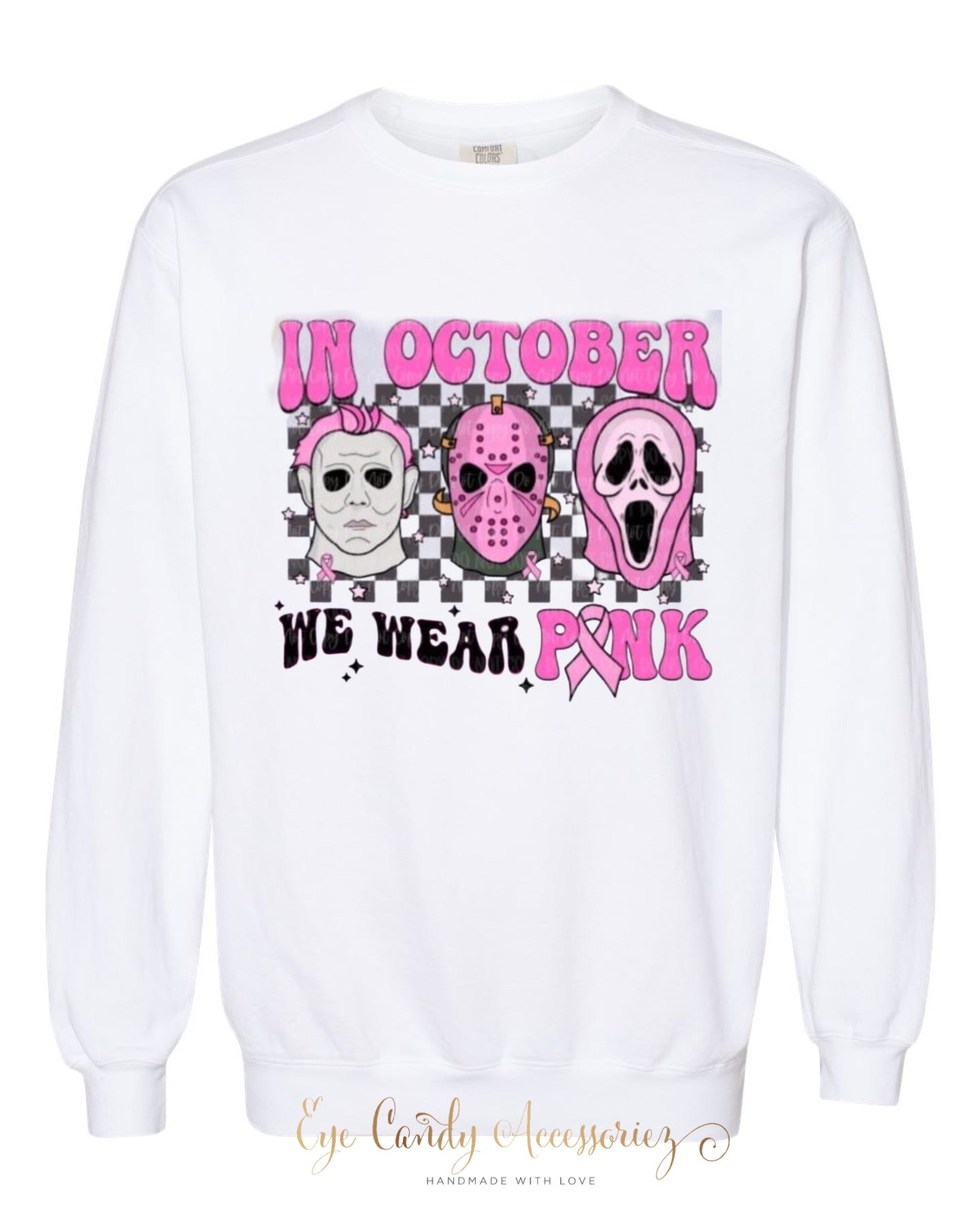 Pink-Tober - Comfort Colors® White T-Shirt- Sweater