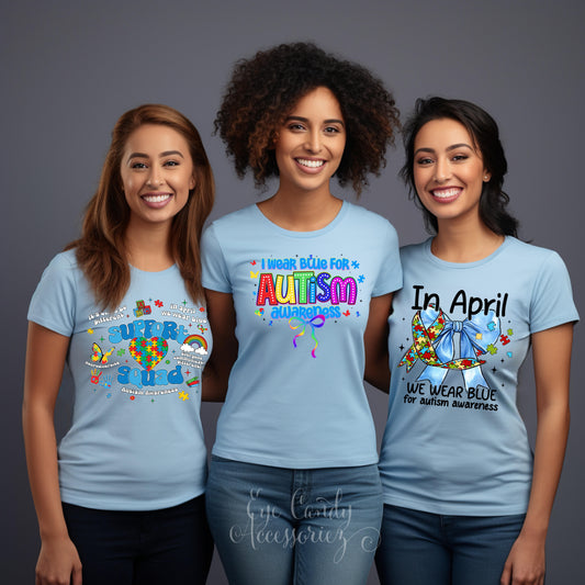 AUTISM SUPPORT T-SHIRT | Adults & Kids | Awareness | Autism Teacher
