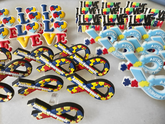 Autism Awareness Straw Topper for Standard Straws