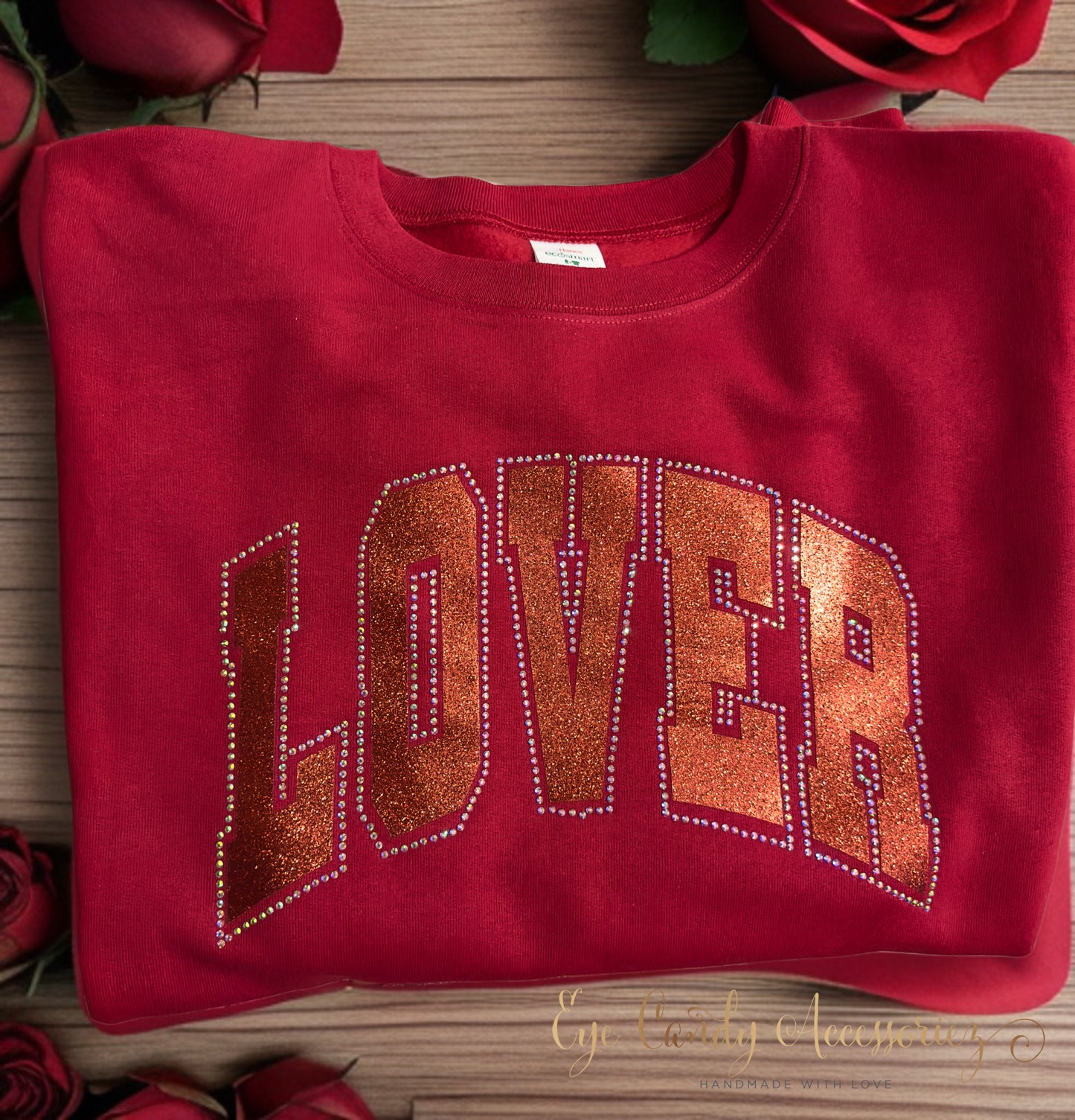 Lover- Glitter  Rhinestone - T-Shirt|Sweater- Adult