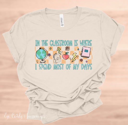 In the Classroom- Adult T-Shirt