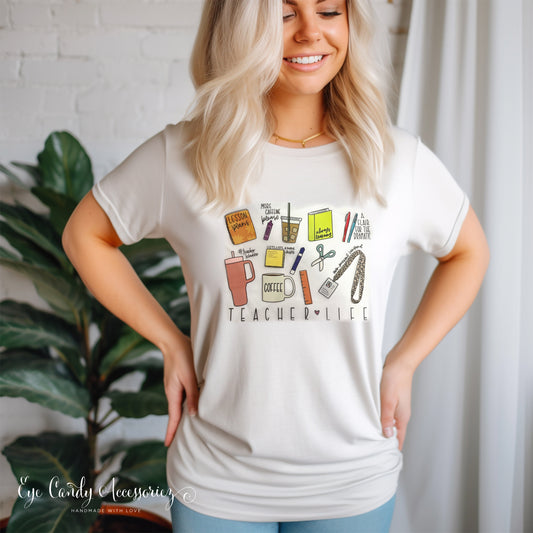 Teacher Life- Camiseta para adultos -Suéter