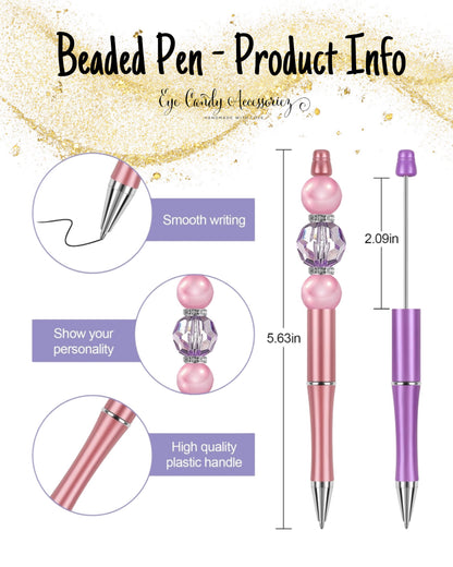 Mental Health Awareness Beaded Pens