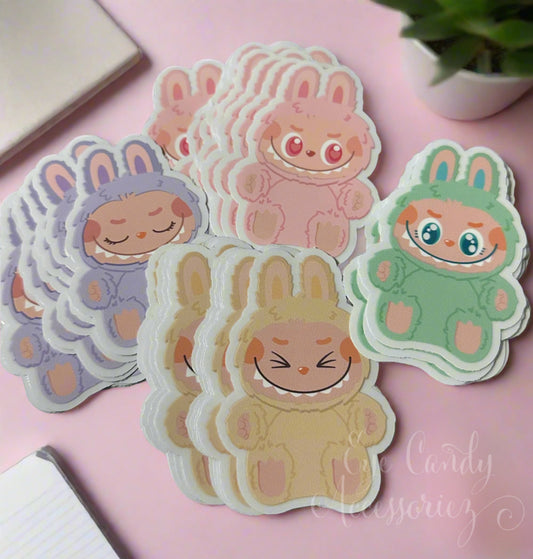 LABUBU VINYL STICKER| Viral Monsters | Car Decal | Laptop Decal