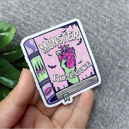 MONSTER ROMANCE VINYL STICKER  | Car Decal | Laptop Decal