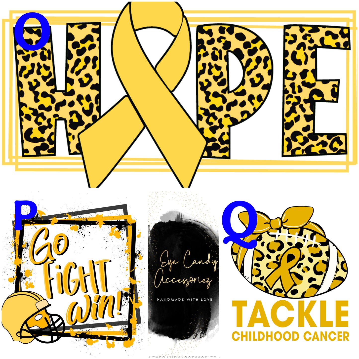 Fight & Tackle Childhood Cancer | Adult T-Shirt | Hoodie | Sweater | Awareness